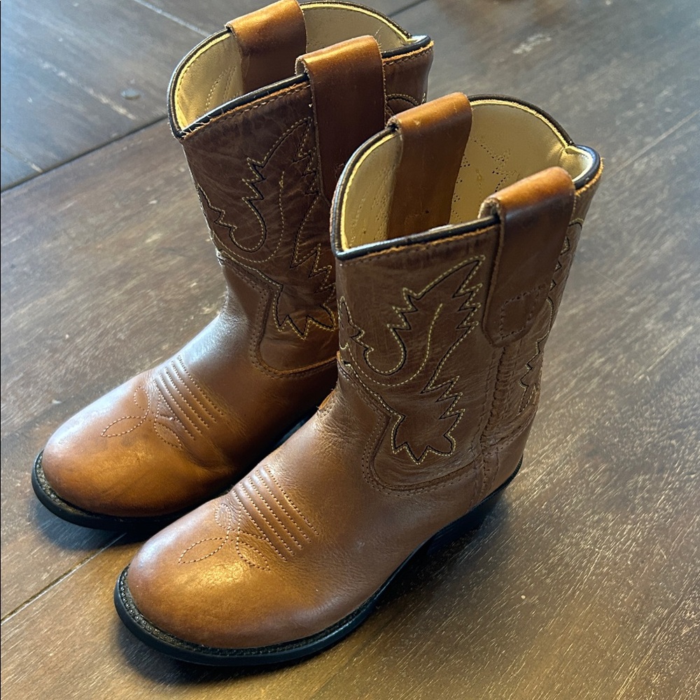 Old West Tan Canyon Baby/Toddler Western Boot #3129